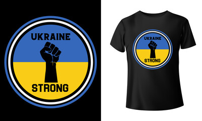 Ukraine Strong T-Shirt Design