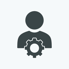 User Management vector icon. Isolated management icon vector design. Designed for web and app design interfaces.