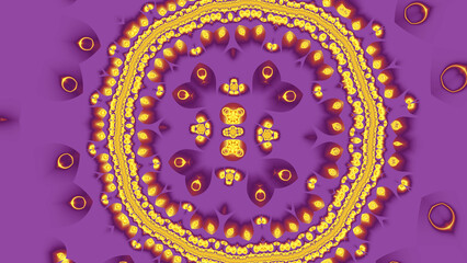 Beautiful abstract background for art projects, cards, business, posters. 3D illustration, computer-generated fractal