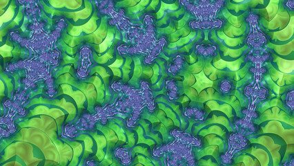 Beautiful abstract background for art projects, cards, business, posters. 3D illustration, computer-generated fractal