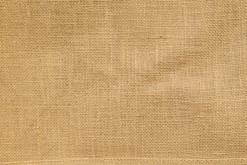 Texture canvas fabric as background light brown