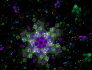 Imaginatory fractal abstract background Image