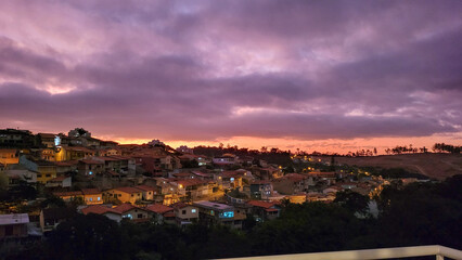 Fototapeta premium pôr do sol na cidade