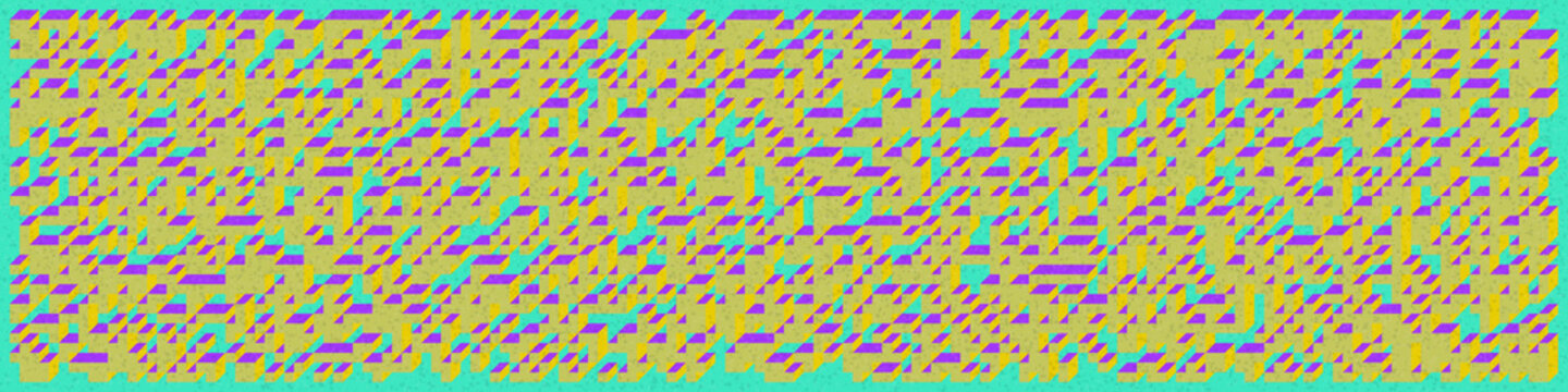 Implementation of Edward Zajec&rsquo;s &ldquo;Il Cubo&rdquo; from 1971. Essentially a Truchet tile set of 8 tiles and rules for placement art illustration