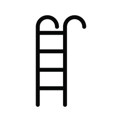 ladder icon. stairs symbol. vector illustration