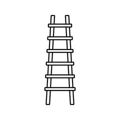 ladder icon. stairs symbol. vector illustration