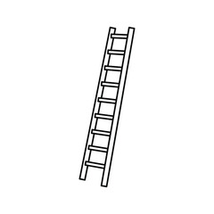 ladder icon. stairs symbol. vector illustration