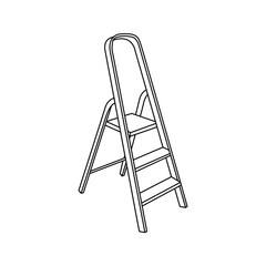 ladder icon. stairs symbol. vector illustration