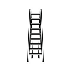 ladder icon. stairs symbol. vector illustration