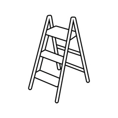 ladder icon. stairs symbol. vector illustration