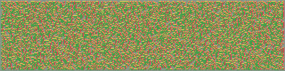 Implementation of Edward Zajec’s “Il Cubo” from 1971. Essentially a Truchet tile set of 8 tiles and rules for placement art illustration