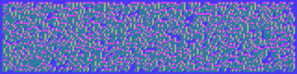 Implementation of Edward Zajec&rsquo;s &ldquo;Il Cubo&rdquo; from 1971. Essentially a Truchet tile set of 8 tiles and rules for placement art illustration