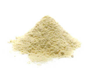 Corn flour isolated on white background