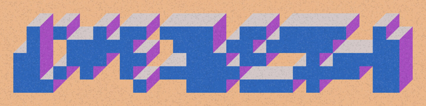 Implementation of Edward Zajec&rsquo;s &ldquo;Il Cubo&rdquo; from 1971. Essentially a Truchet tile set of 8 tiles and rules for placement art illustration