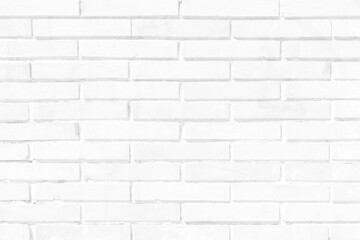 Obraz premium White brick wall background texture. Stone white wall