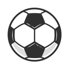 Soccer ball icon. Football, Soccer ball. Soccer ball icon isolated on white background. Vector illustration