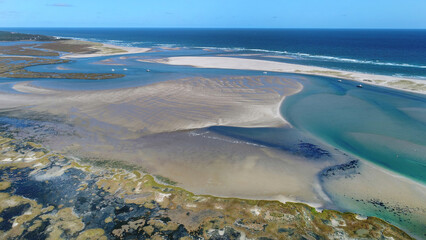 Nauset Marsh Aerial at the Cape Cod National Seashore