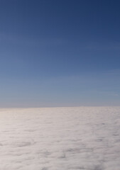 Fototapeta na wymiar clouds in the sky from a bird's eye view