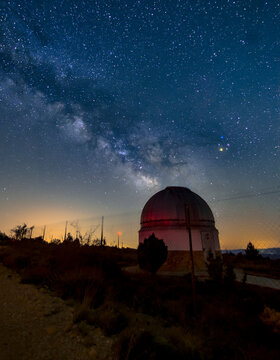 V&iacute;a Lactea desde el Centro Astron&oacute;mico de Aras de los Olmos (Valencia)