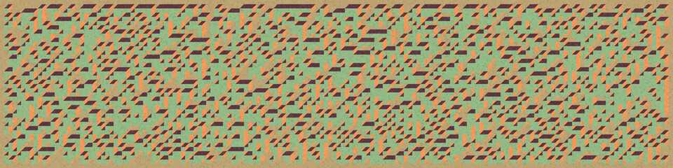 Implementation of Edward Zajec&rsquo;s &ldquo;Il Cubo&rdquo; from 1971. Essentially a Truchet tile set of 8 tiles and rules for placement art illustration