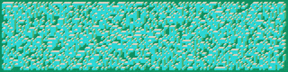 Implementation of Edward Zajec&rsquo;s &ldquo;Il Cubo&rdquo; from 1971. Essentially a Truchet tile set of 8 tiles and rules for placement art illustration