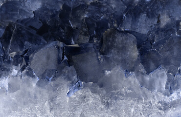 blue quartz macro background - obrazy, fototapety, plakaty