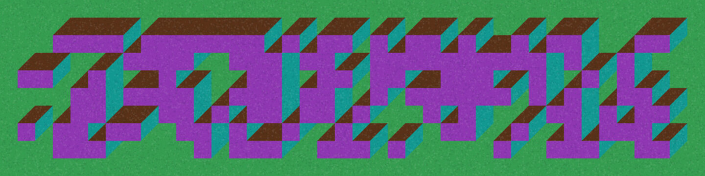 Implementation of Edward Zajec&rsquo;s &ldquo;Il Cubo&rdquo; from 1971. Essentially a Truchet tile set of 8 tiles and rules for placement art illustration