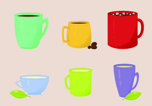 cup tea coffee leaf seeds