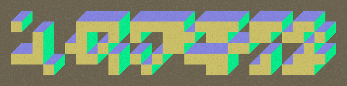 Implementation of Edward Zajec&rsquo;s &ldquo;Il Cubo&rdquo; from 1971. Essentially a Truchet tile set of 8 tiles and rules for placement art illustration