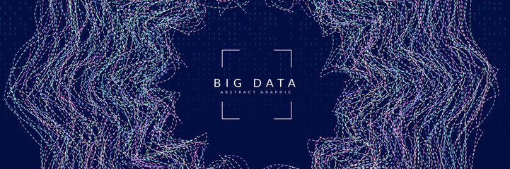 Artificial intelligence tech background. Digital