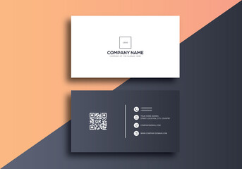 Business card design template, Clean professional business card template, visiting card, business card template.