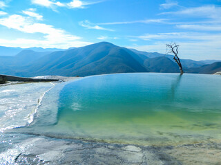 Fototapeta premium Cascadas petrificadas Hierve el Agua Oaxaca
