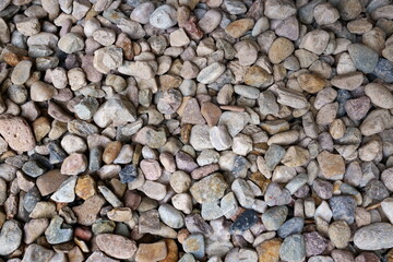Texture of rocks with many colours