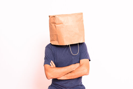 Think and reason but come to no conclusion, wise man with bag on his head.