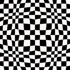 Twisted race pattern. Vector race twisted pattern or flag. Seamless and checkered chess board.