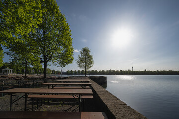 An einem Morgen im Mai am Maschsee in Hannover 