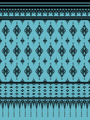Geometric ethnic seamless oriental pattern traditional Design decorating background,carpet,wallpaper,clothing,wrapping,Batik,fabric,Vector fashion style. Beautiful seamless gift wrapping paper pattern