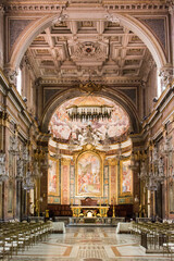 Vertical shot of a Basilica Santi Giovanni Paolo in Rome, Italy