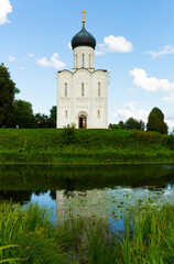 Church of Intercession of Holy Virgin on Nerl River in Bogolyubovo, Suzdalsky District, Vladimir Oblast.