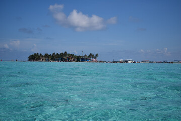 tropical island in the island sea