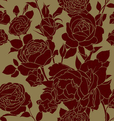 Seamless rose graphic Pattern, texture pattern for fabric and wallpaper, for design and decoration.