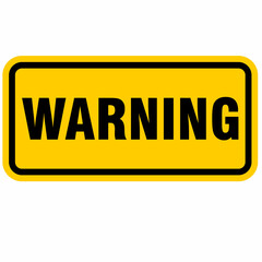 Warning sign and label vector