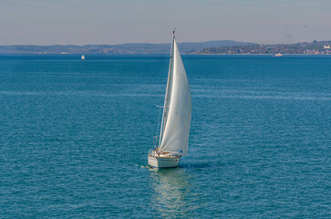 sailing on the sea