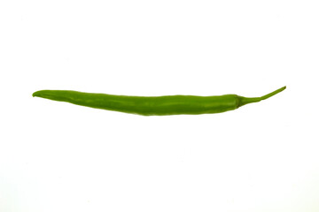 chili peppers on a white background