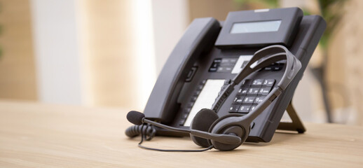 Communication support, call center and customer service help desk.for (call center) concept