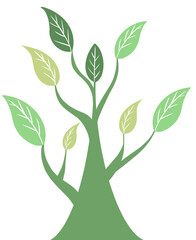 World Environment Day Concept Tree and Earth