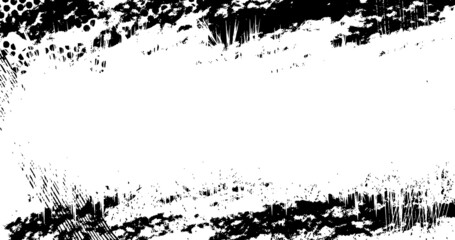 vector illustration of abstract grunge halftone black and white distressed textured background