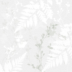 Delicate watercolor botanical digital paper floral background in soft basic nude beige tones - 503605354