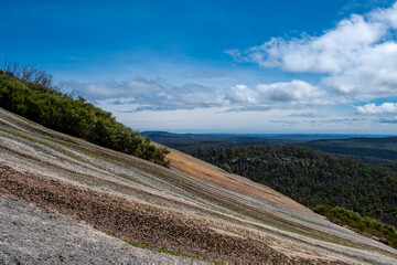 Bald Rock National Park, NSW, Australia. Bald Rock is Australia's largest granite rock.	