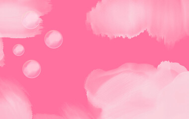 Pink rose watercolor background